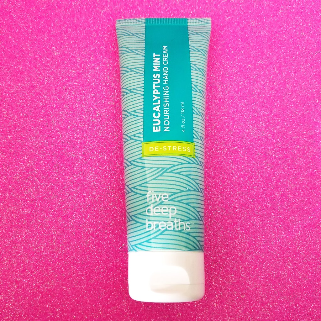 2 Pack Five Deep Breaths De-Stress Eucalyptus Mint Nourishing Hand Cream